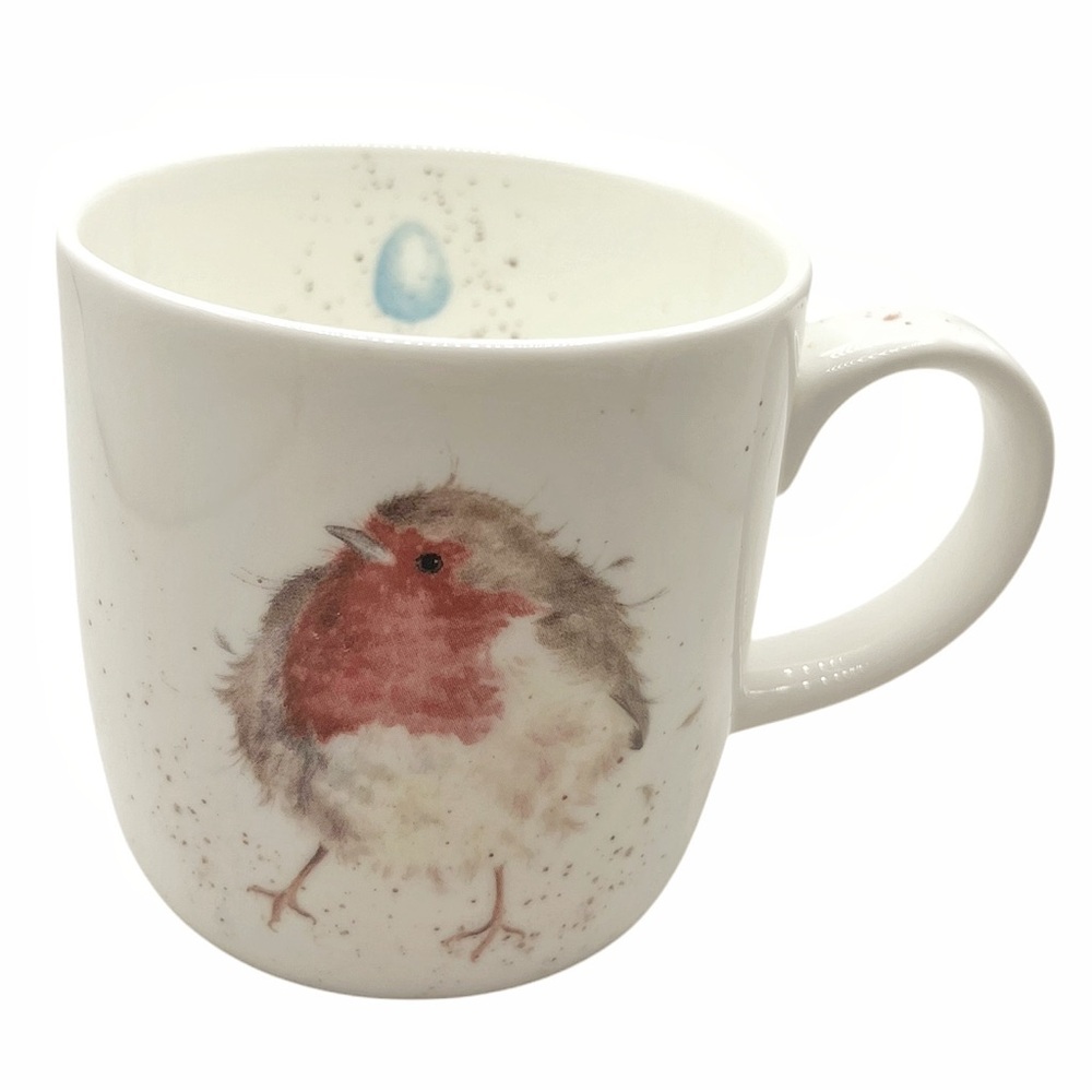 Royal Worcester Wrendale Designs Garden Friend Robin Mug